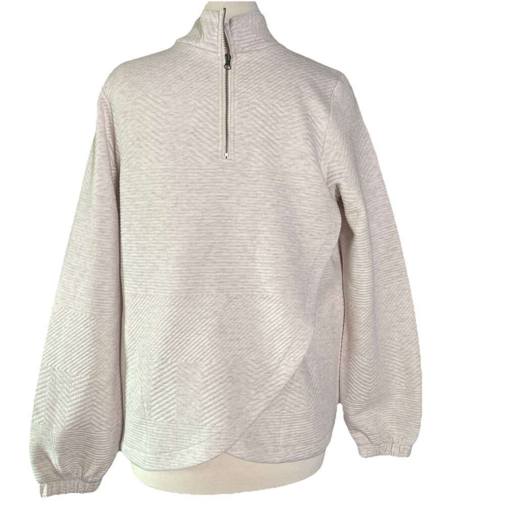 Buckle Black Sweater Men’s M Slim Fit Pullover Knit Gray L/S With Zipper Pockets